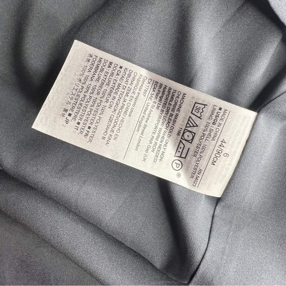 Banana Republic High Low Two-Toned Heather Grey Formal Dress for Wedding or Prom - Picture 6 of 6